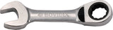 Combination Stubby Reversible Ratchet Wrench, Metric