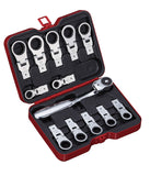 13 PC Ratchet & Box-end Ratchet Head Set, Metric