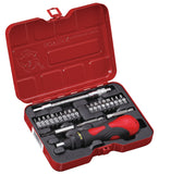 24 PC Ratchet Screwdriver & Bit Set