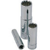 3/8" Dr. Deep Socket, 12 PT, Metric