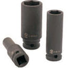 1/2" Dr. Impact Socket, 6 PT, Metric