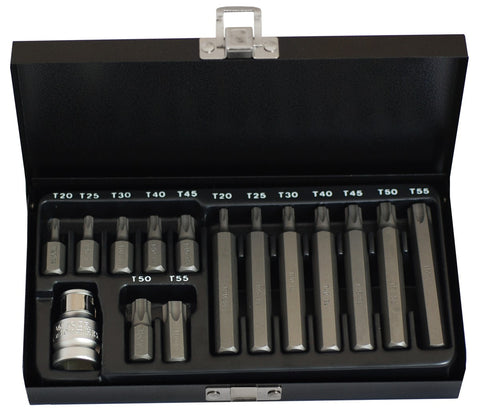 3/8", 15 PC Star Insert Bit Set