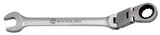 Combination Double Joint Spherical Ratchet Wrench, Metric