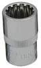 1/2" Dr Spherical Socket, Metric
