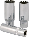 3/8" Dr. Spherical Deep Socket, Metric