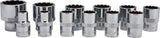 Socket Set Spherical, Metric, 1/4" Dr. - 13 PCS