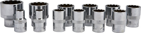 Socket Set Spherical, Metric, 3/8" Dr. - 14 PCS
