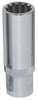 3/8" Dr. Spherical Deep Socket, Inch